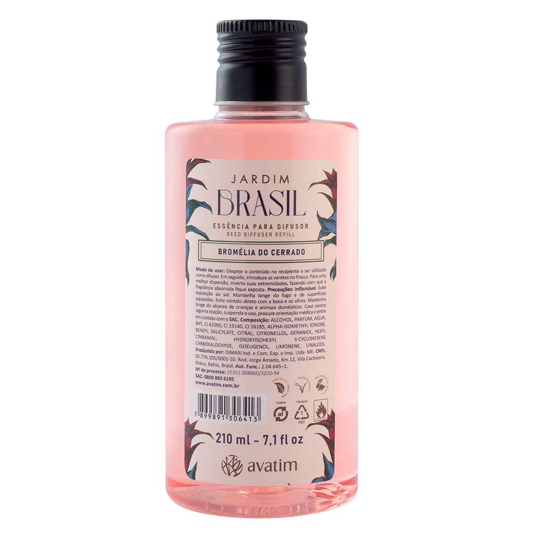 BROMELIA DO CERRADO REFIL ESENCIA PARA DIFUSOR 210 ML