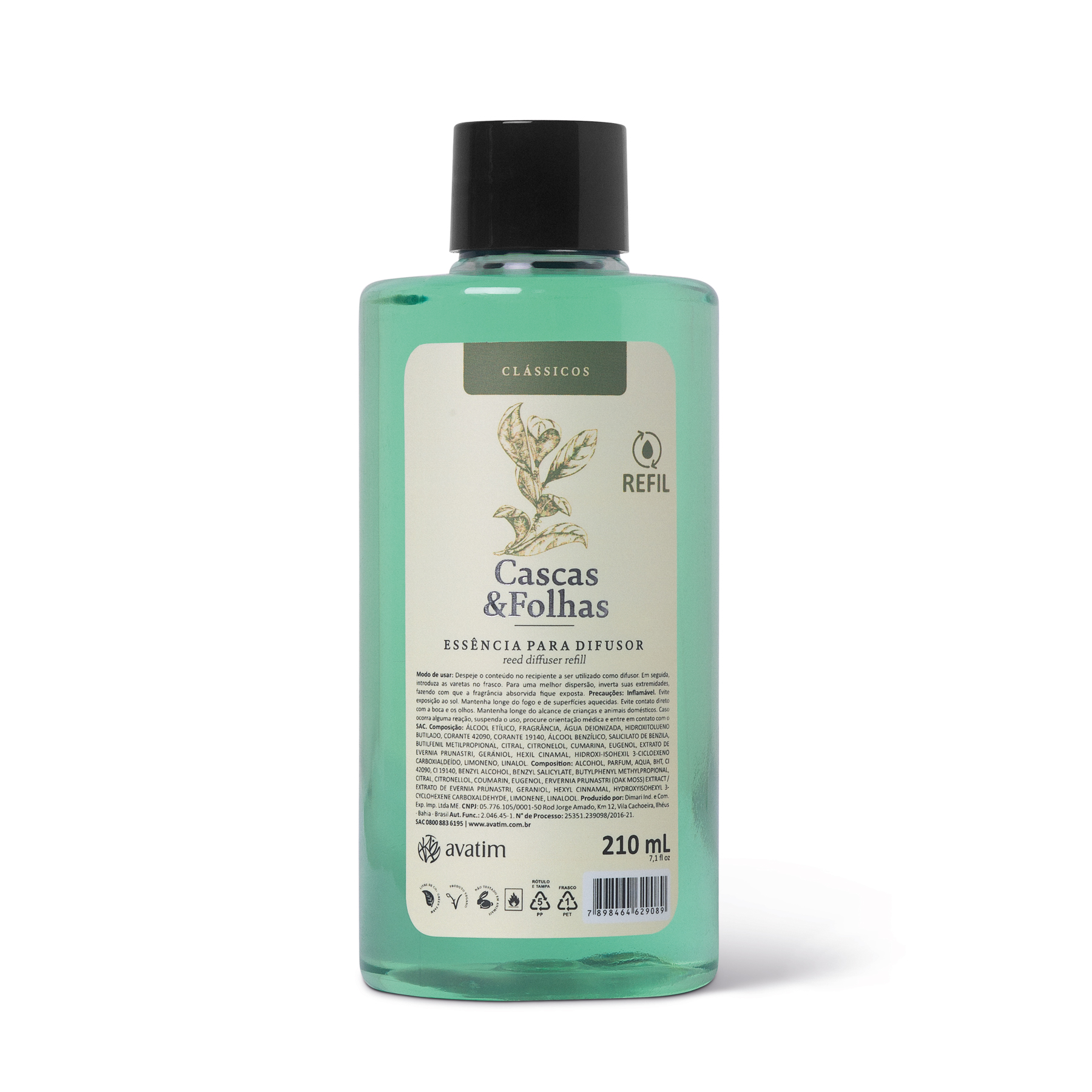 CASCARAS Y HOJAS REFIL ESENCIA PARA DIFUSOR 210 ML