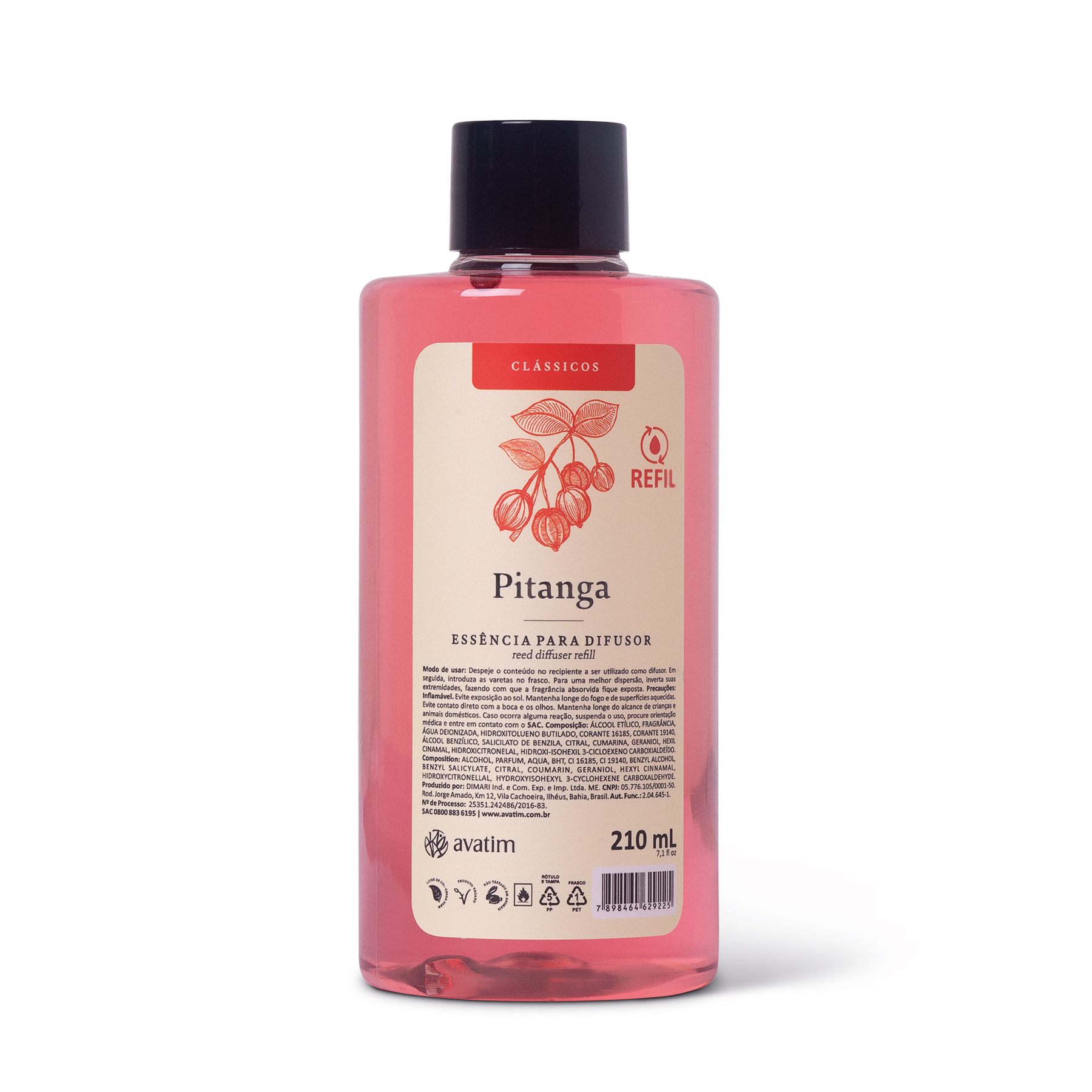 PITANGA REFIL ESENCIA PARA DIFUSOR 210 ML